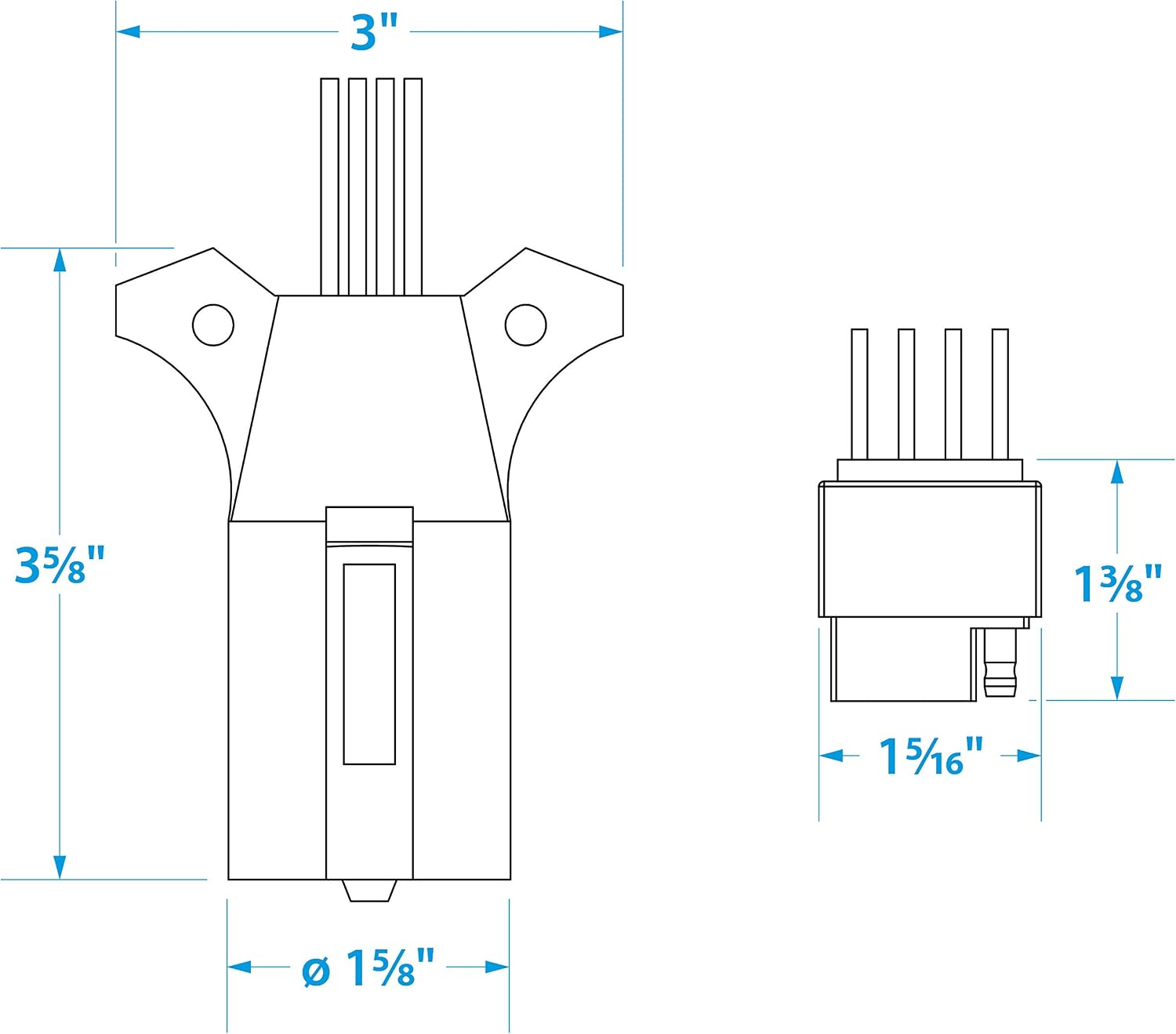Seachoice 7-Way Connector