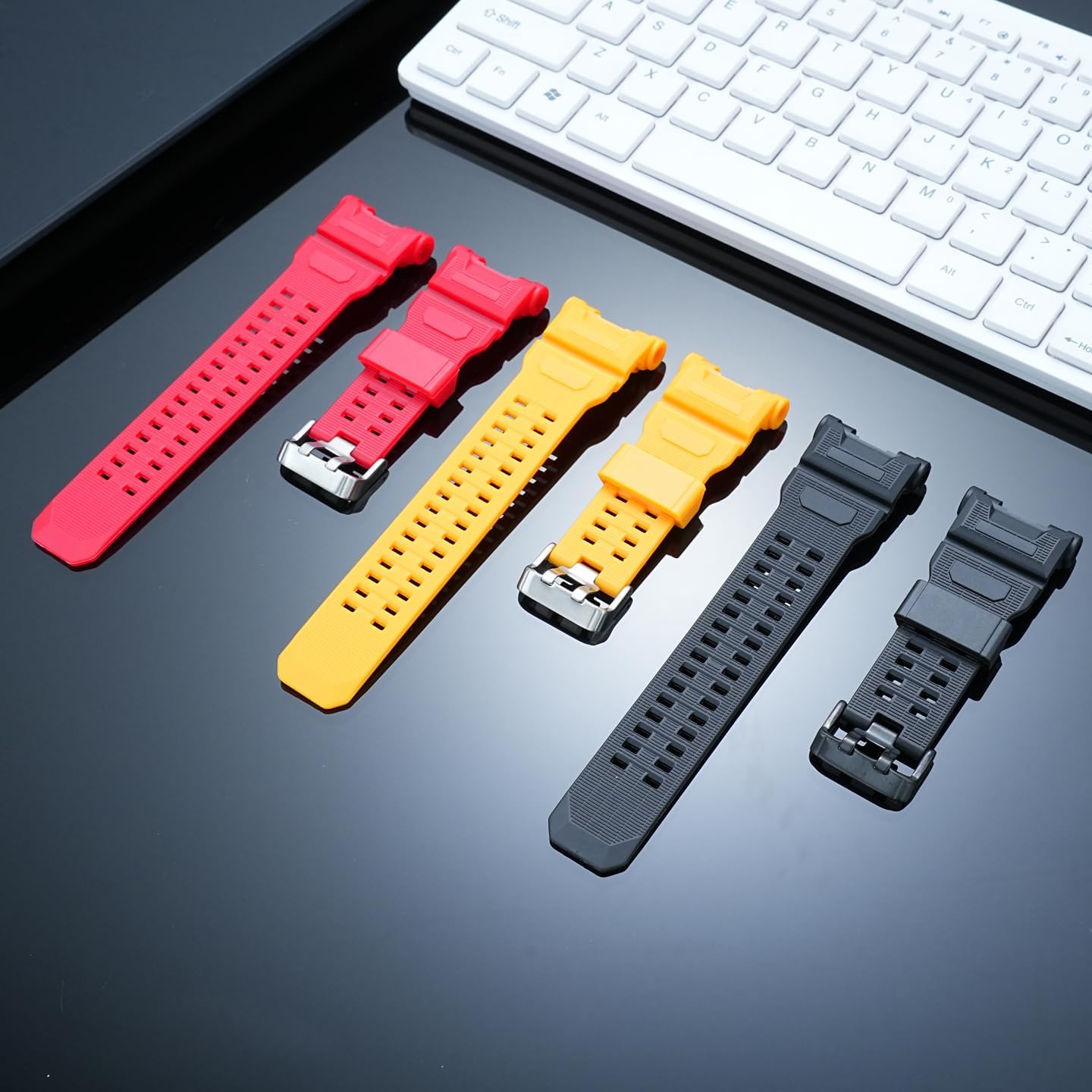 GPR-H1000 Series Resin Watch Band For Casio 3554 Catman 3rd Generation Series Dedicated Silicone Watch Band Accessory Strap