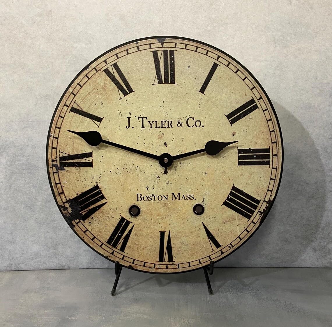 1910 English Longcase Wall Clock | Ultra Quiet Quartz Mechanism | Hand Made in USA Beautiful Crisp Lasting Color | Comes in 8 Sizes | 10 Inch
