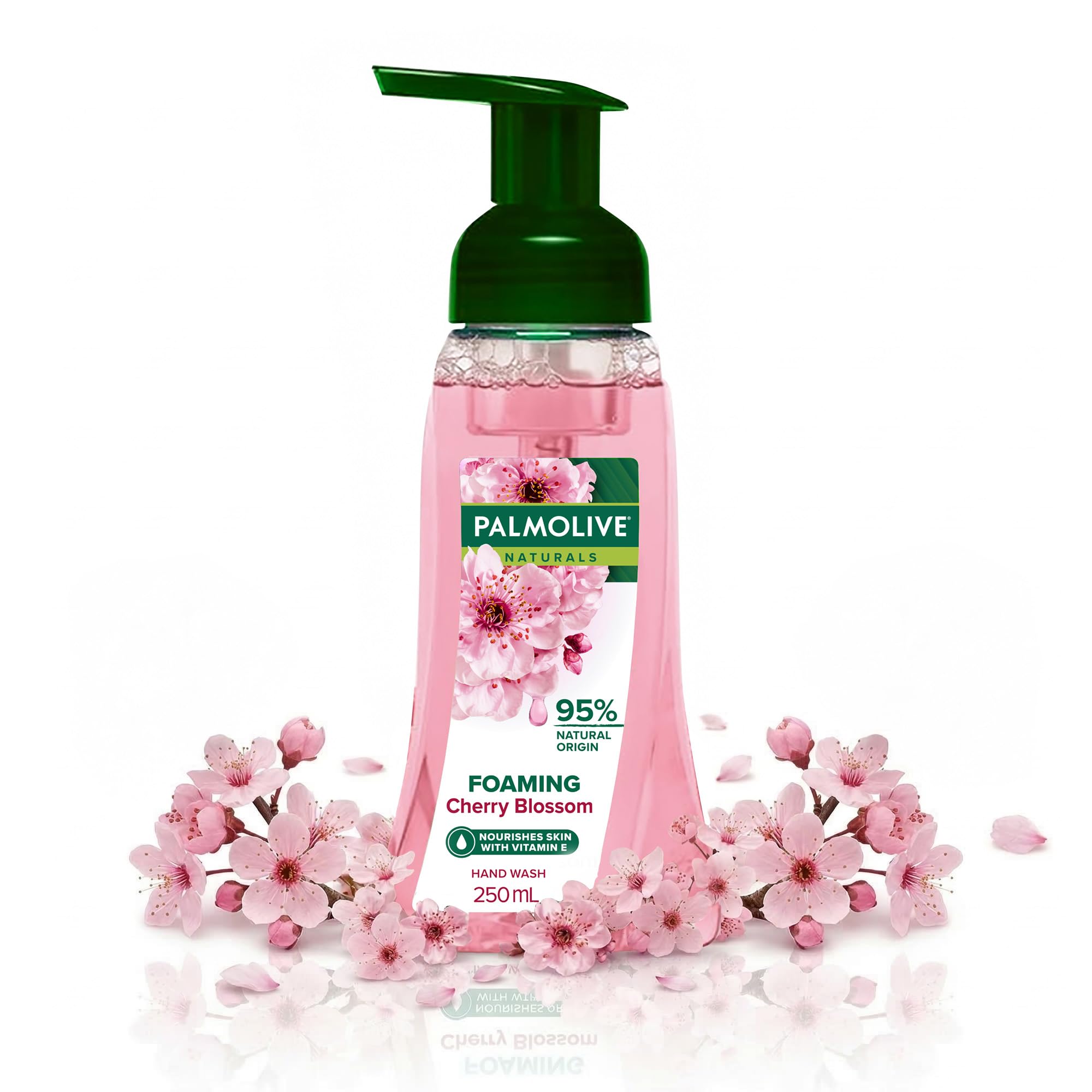 Palmolive Hydrating Foaming Handwash Liquid, Cherry Blossom, 250ml | Dispenser Bottle, Removes Germs, Refreshing Fragrance-image-33