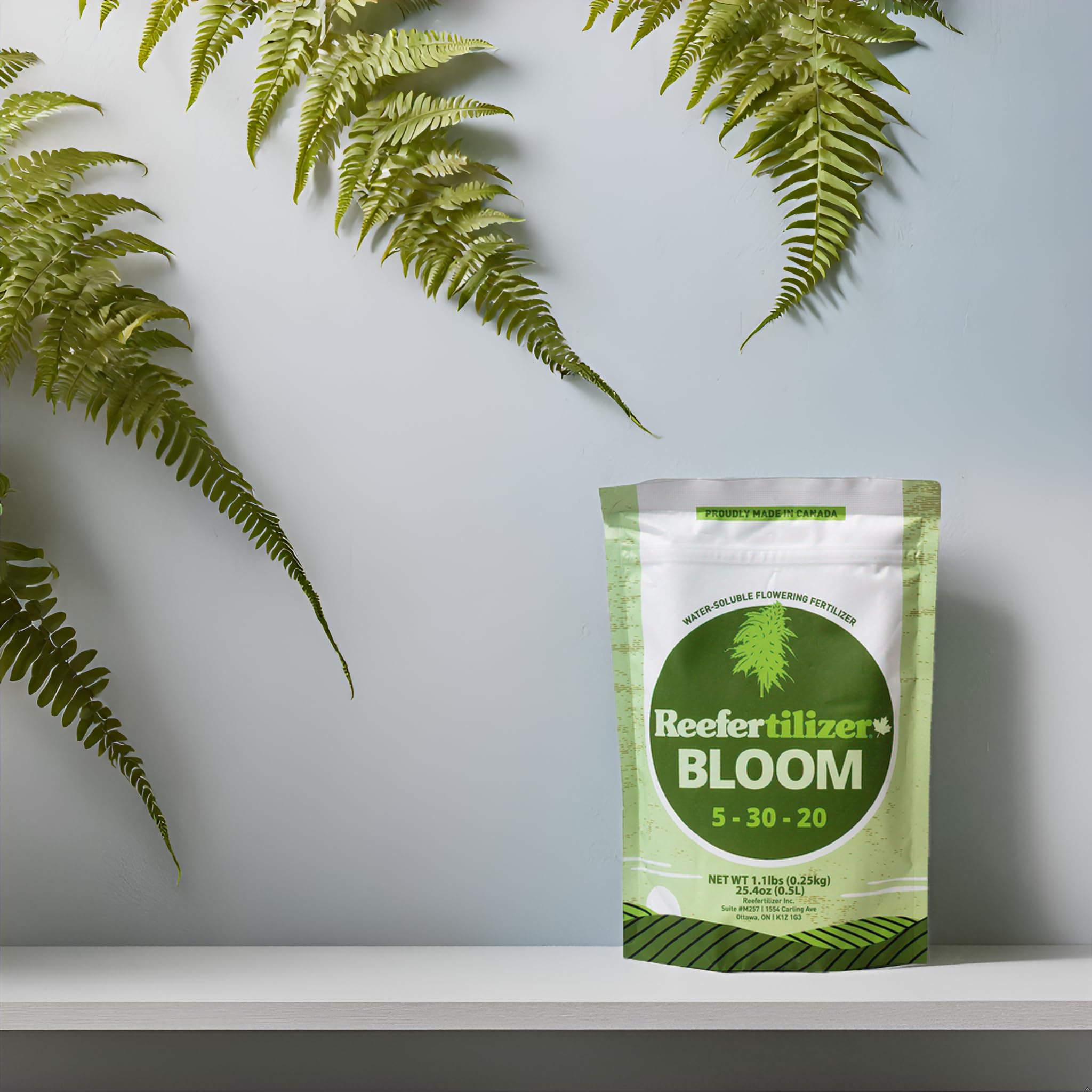 Reefertilizer® Bloom - NPK + Micronutrients for Plants in Flower | 1.1lb Canadian Dry Powder Fertilizer Flowering Nutrients Bloom Booster | 160 Feeding or up to 8 plants in soil, coco, DWC, hydroponic