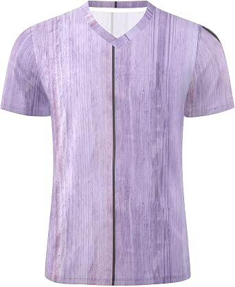 Purple Wood Grain Soccer Practice Jersey Comfortable Football Jersey for Adult Youth Team Scrimmage