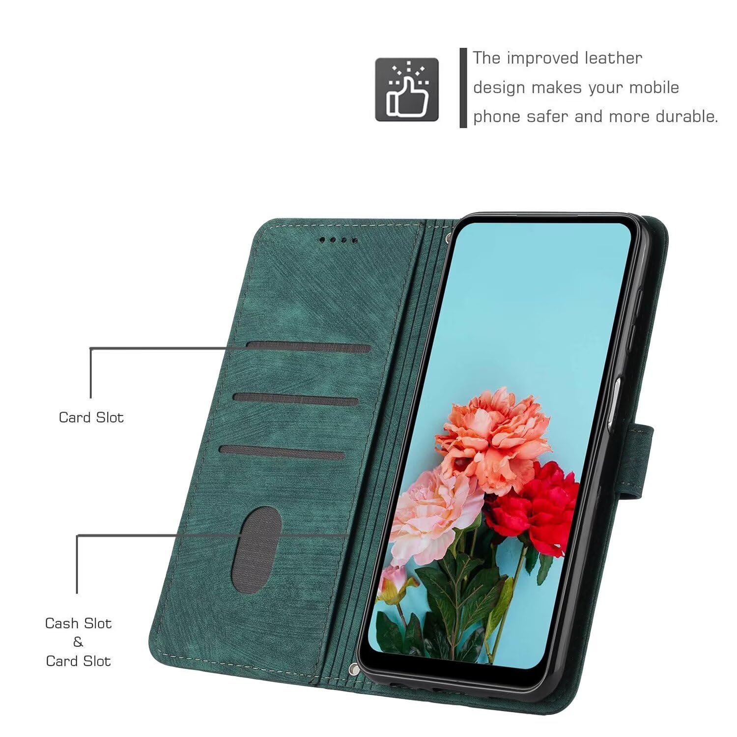 XINYEXIN Cover per Honor X8c, Custodia Portafoglio in Pelle Cover