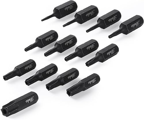 Miniatura 8 de Bates Juego de brocas Torx a prueba de manipulaciones - Juego de 13 piezas de brocas de seguridad Torx T4-T40