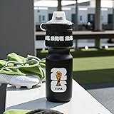 Official FIFA World Cup 2026 Edition - 24oz Refillable Squeeze Water Bottle - BPA-Free, Reusable, Dishwasher Safe with Pull-Top Cap - Designed for Everyday Use - Sports Games, Bike Rides, School, Work