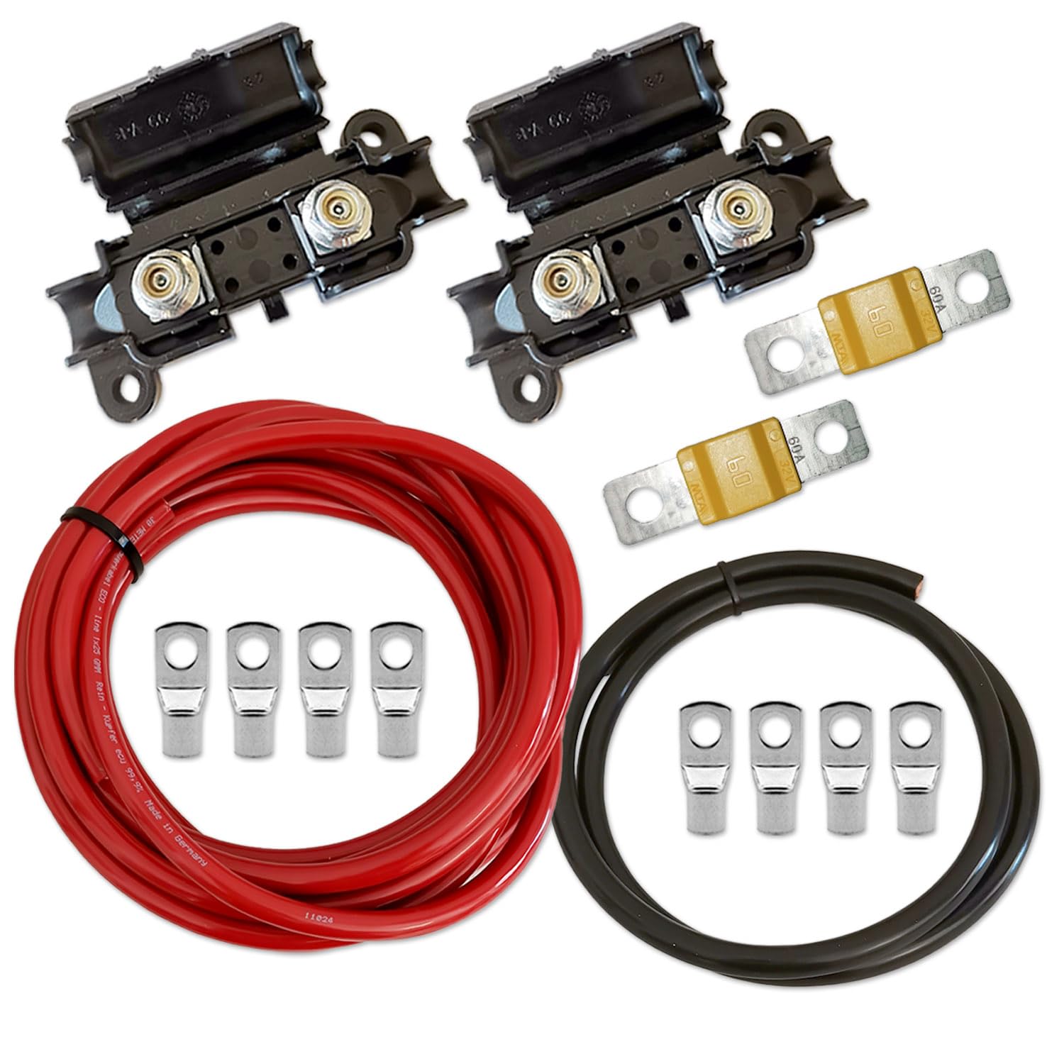Ladebooster-Set Orion-Tr Smart 12/12-18 | DC-DC Ladebooster 12 V 18 A isoliert | 6 m Kabelsatz 16 mm² Kupfer | Batteriehalter für Wohnmobil Camper EURO6