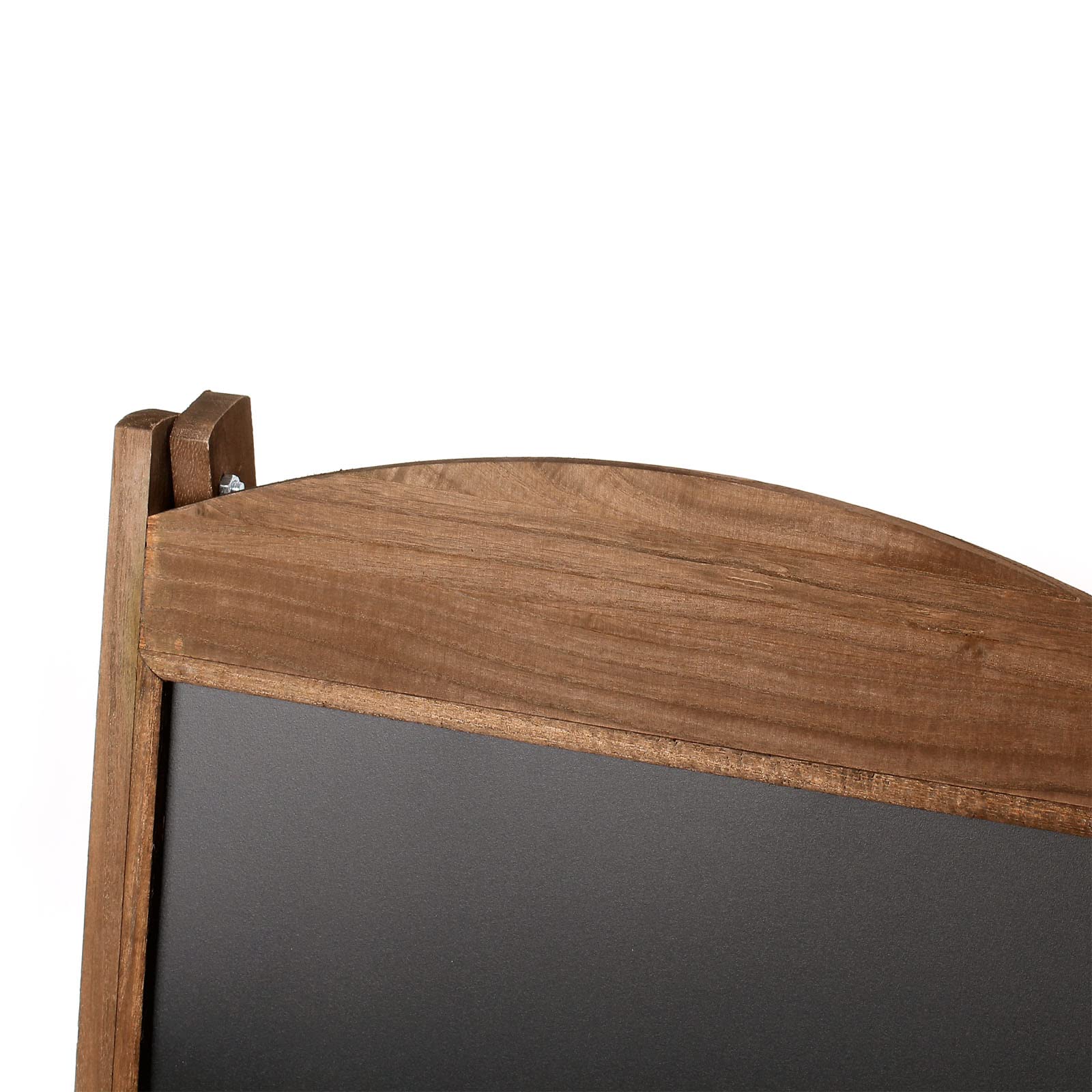 Lavagna a cavalletto per bar ristoranti negozi 42x112cm in legno con ripiano per fiori