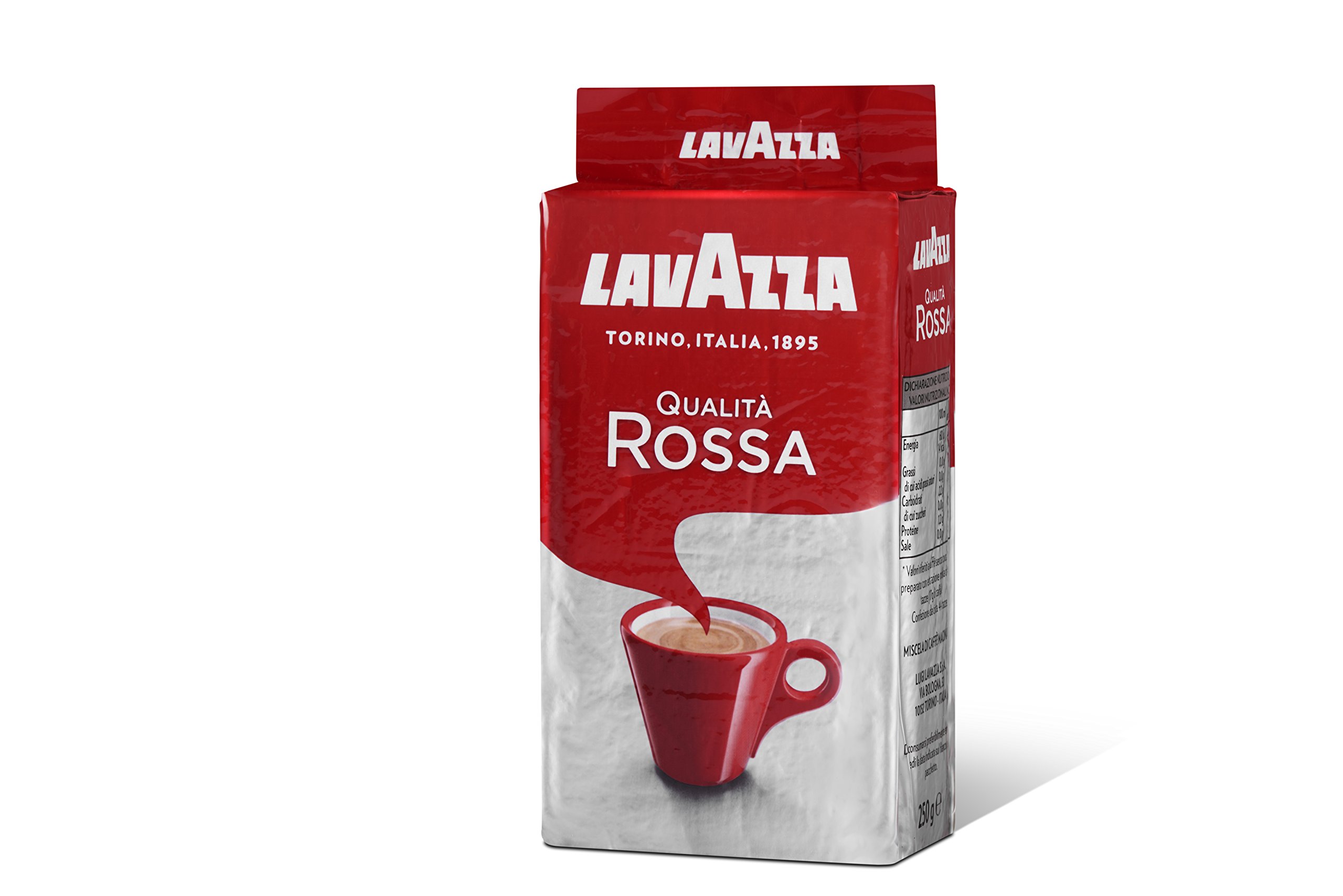 Lavazza Kaffee Qualità ROSSA, gemahlener Bohnenkaffee (10 x 250g)
