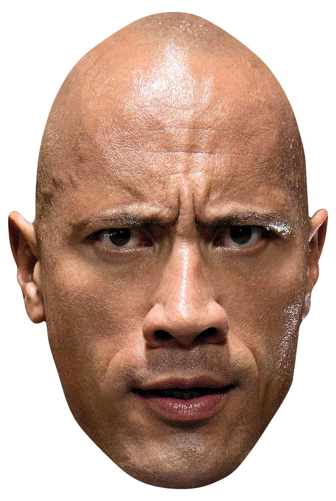 SM297 The Rock Dwayne Johnson WWE Mask Fun for Family, Friends and Fans,?25 x 15 x 1 cm
