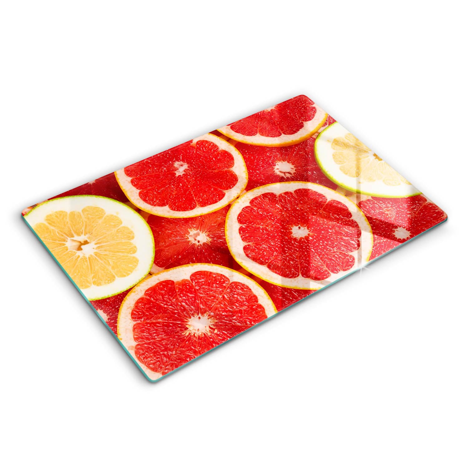 Planche à découper induction 80x52cm Wallfluent protection de plaque pamplemousse