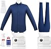 Máquina de Planchado Automático Airoflux, Quitador de Arrugas Portátil Manos Libres con Control Remoto para Camisas y Pantalones, Suave con Todas las Telas, Máquina de Planchado Perfecta para Viajes y Espacios Pequeños 1