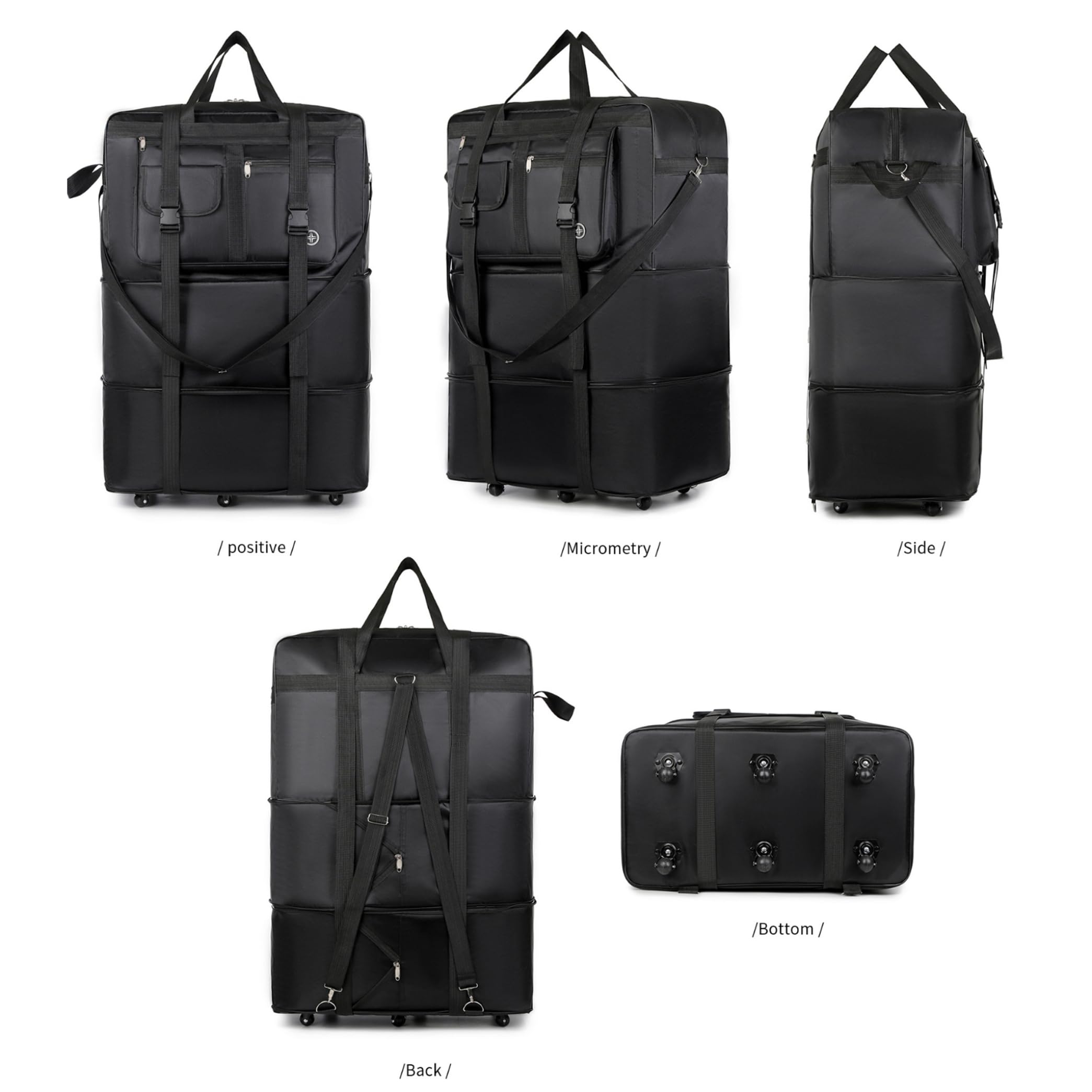 Maleta Plegable, petate Plegable con Ruedas