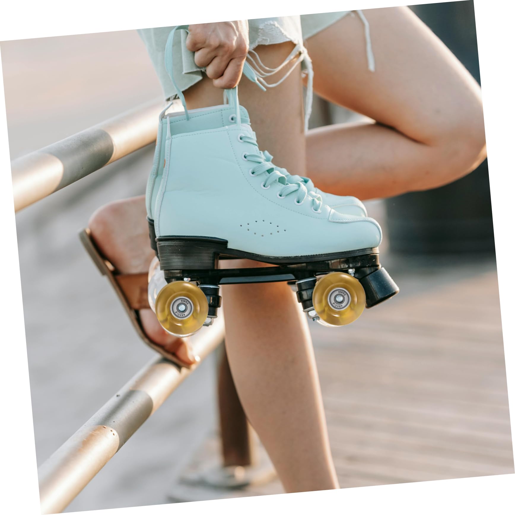 WOONEKY 4piezas Ruedas De Patines Para Exterior Accesorios Para Patinar Interiores y Exteriores Ruedas De Repuesto Para Patinaje Línea Para Patines De Interior Para Hombre y Mujer