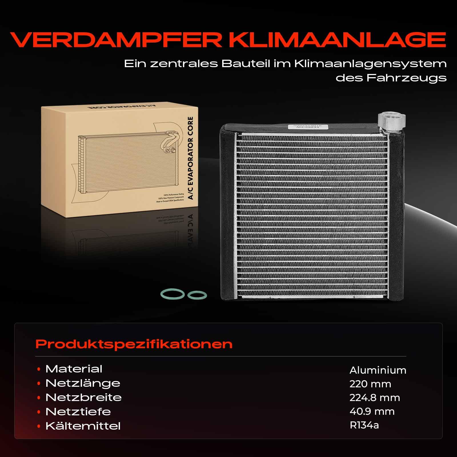 Frankberg 1 x parownik klimatyzacji kompatybilny z Jazz III G.E G.G GP ZA 1,2 l 1,3 l 2008-2015 Replace # 80211TF0G01