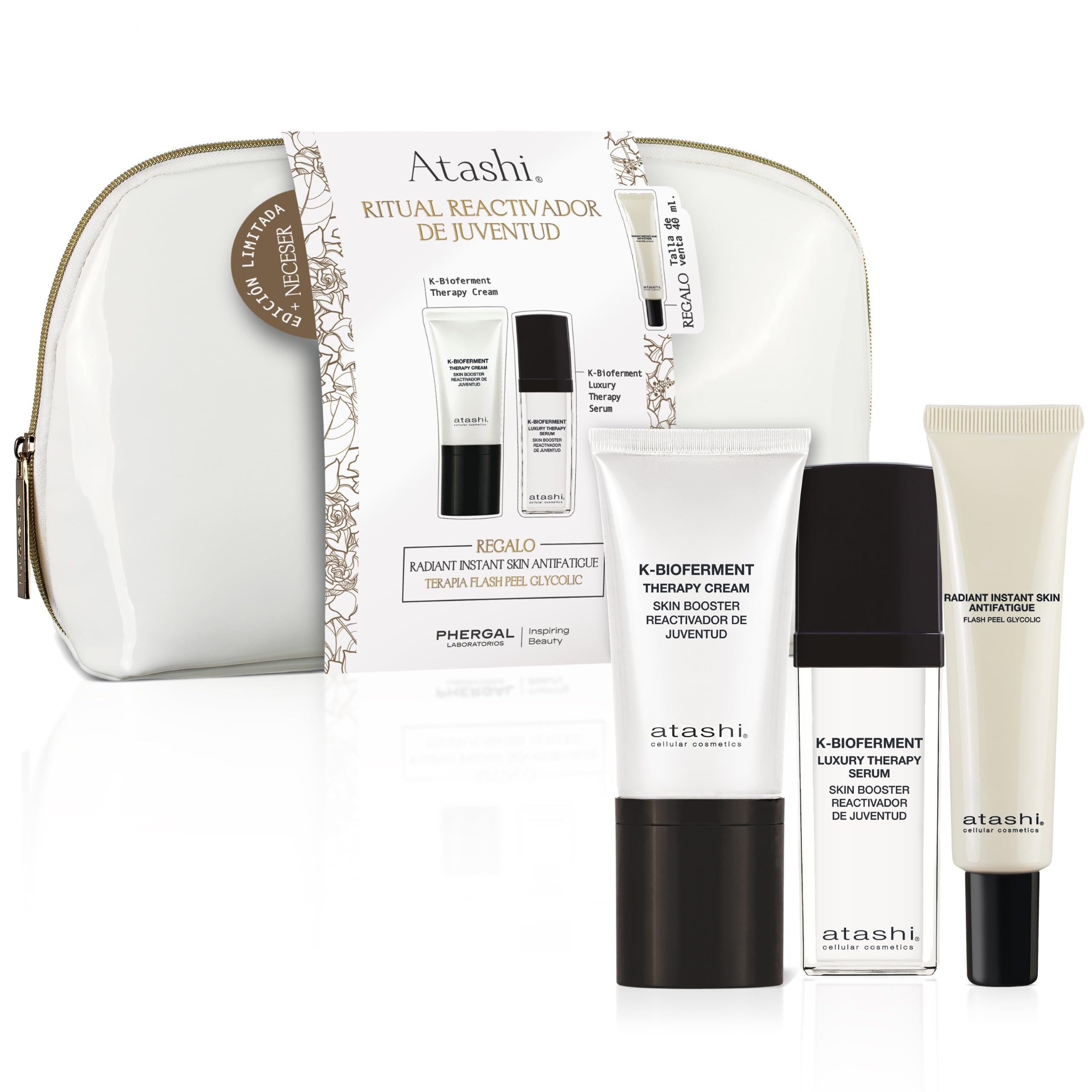 K-Bioferment Therapy Luxury Serum cofre premium reactivador Atashi 8