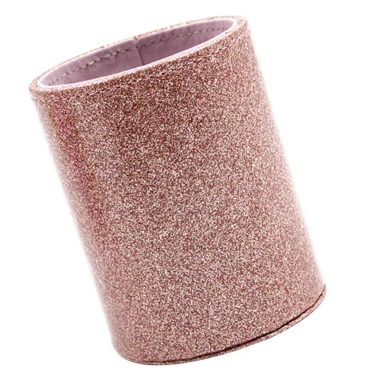Abaodam 4pièces Porte-stylo Pu Pailleté Organisateur De Bureau Multifonctionnel Pour Crayons Et Pinceaux De Maquillage Rangement Élégant Et Pratique Pour Décoration De Bureau