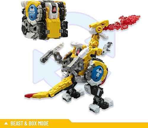 Miniatura 4 de 52TOYS BEASTBOX - Figura de acción de dinosaurio para deformación, juguetes de conversión en mecha y cubo, regalo perfecto de fiesta de cumpleaños