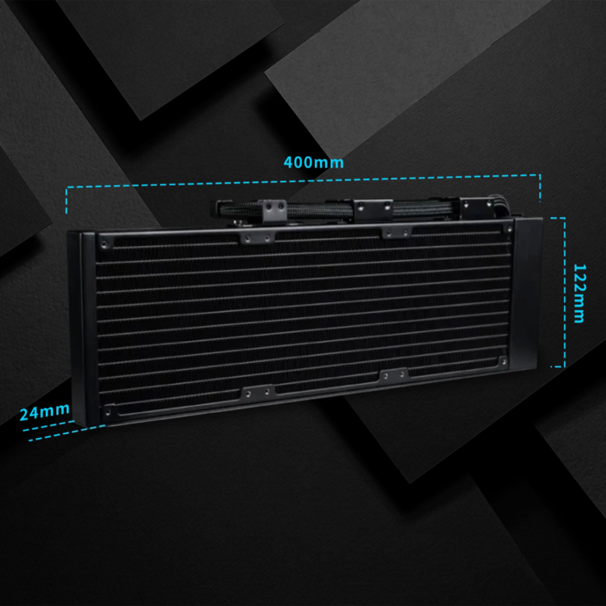 Lian Li HydroShift II LCD-C 360R Refroidisseur de processeur tout-en-un 360 mm – Noir