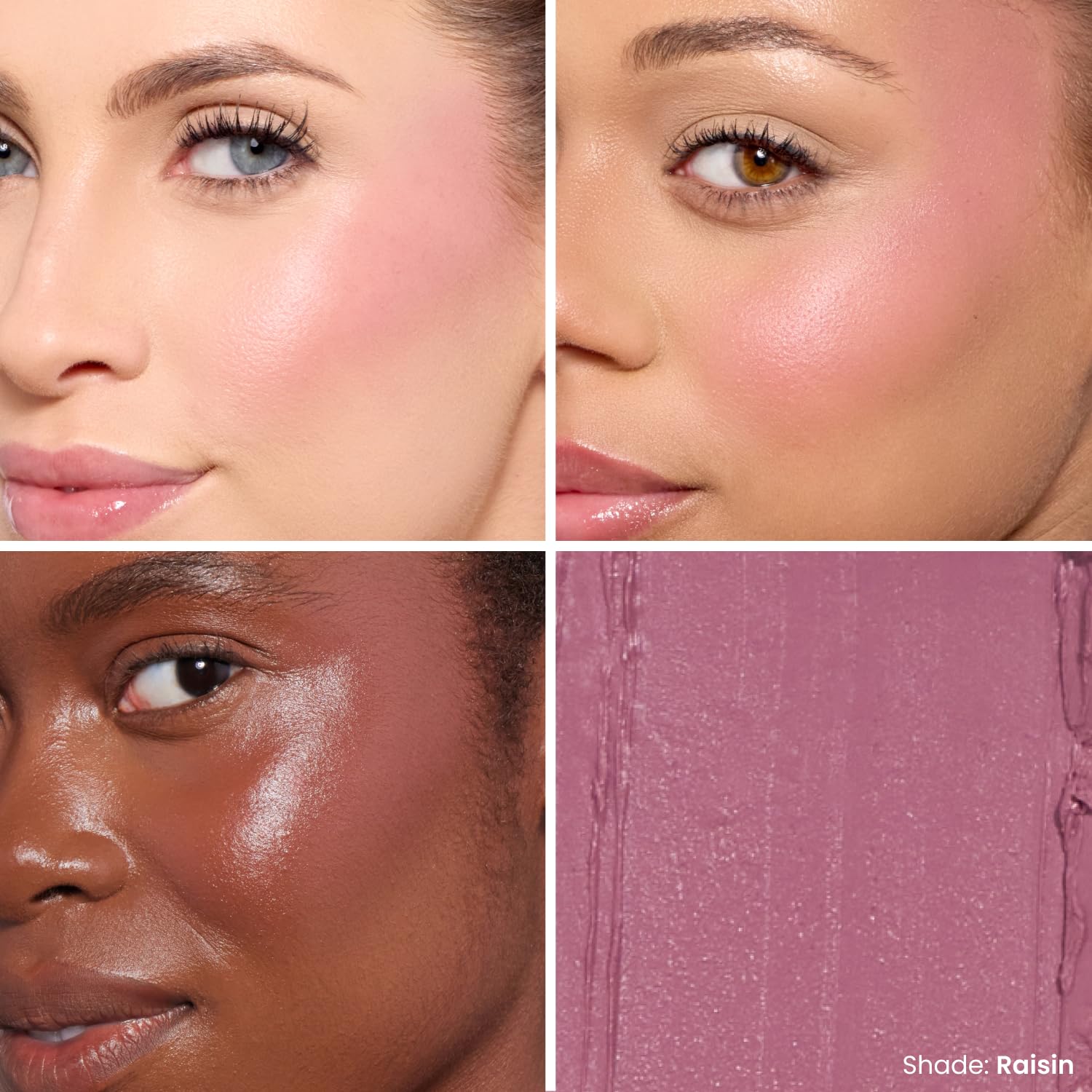 OFIR Cheek Tones Vitamin C Blush Stick | Buildable, Hydrating, Lightweight, Vegan Cream Blush Stick | Non-Transfer, Radiant Finish, Skin-Loving Formula | Raisin - Mauve Rose | 0.21 oz