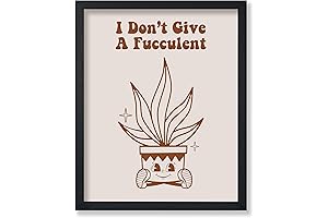 Monem Art I Don't Give A Fucculent Poster