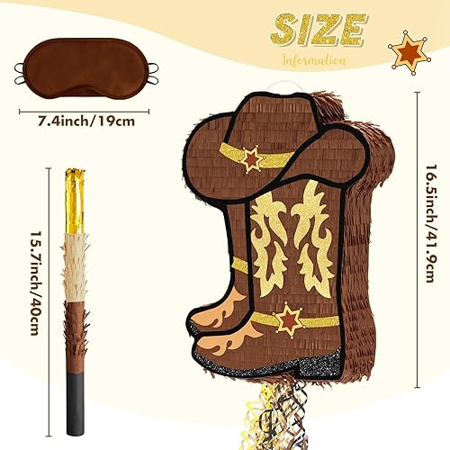 Miniatura 123 de WERNNSAI - Piñata de sirena plegable, piñata de cumpleaños con flecos que incluye cuerda para jalar, venda y bate. Decoraciones