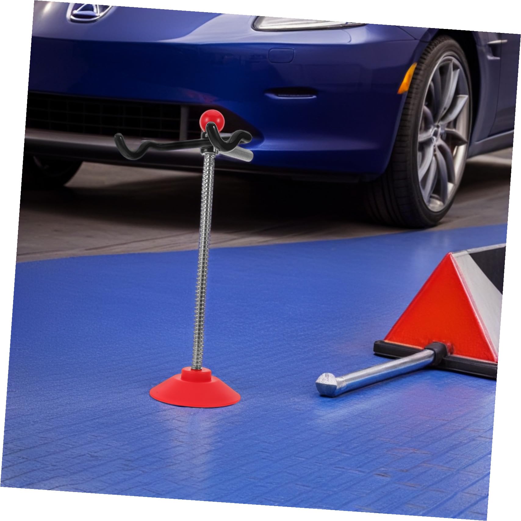 ULTECHNOVO Support de Volant Réglable Stabilisateur Pédale de Frein, Outil Compact D'alignement de Direction pour Suv et Voitures, Équipement Professionnel D'entretien Automobile, Outil