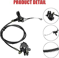 Vista 7 de GREHUA Kit de Frenos Hidráulicos Mejorado para Mini Moto Compatible con Baja Doodle Bug DB30 Blitz Racer Dirt Bug Predator 79cc 97cc 2.8hp Piezas
