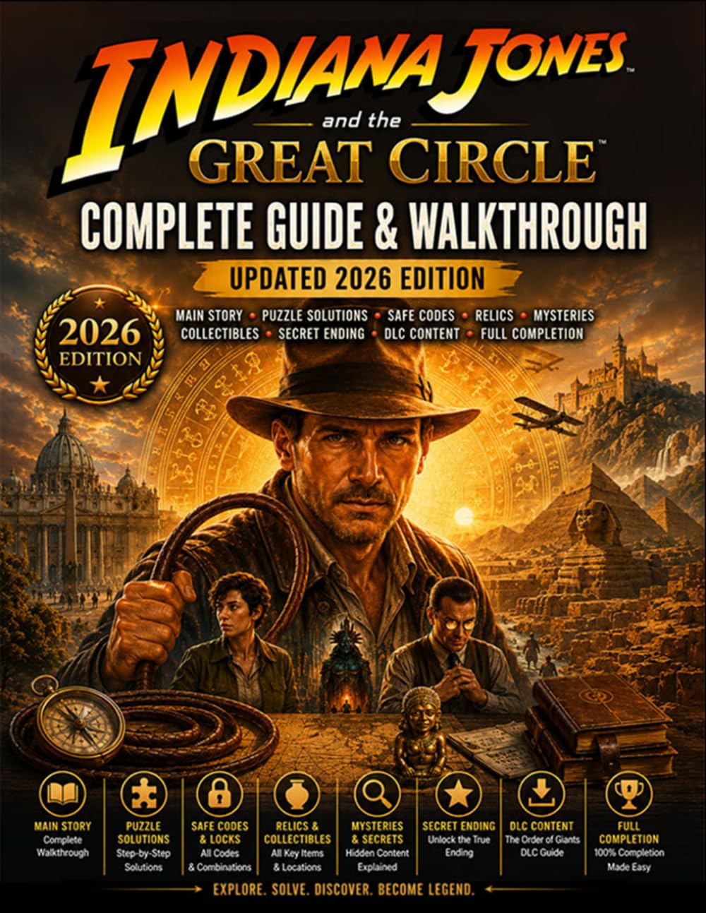 Indiana Jones and the Great Circle Complete Guide & Walkthrough (Updated 2026 Edition) Main Story, Puzzle Solutions, Safe Codes, Relics, Mysteries, ... Ending, DLC Content, and Full Completion