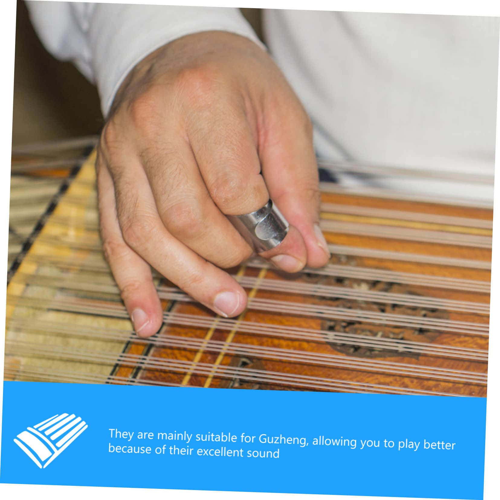 Abaodam 20 Pz Corde Guzheng riparare la guzheng accessori strumento a corda parti accessori per strumenti a corda sostituzione degli i Metallo
