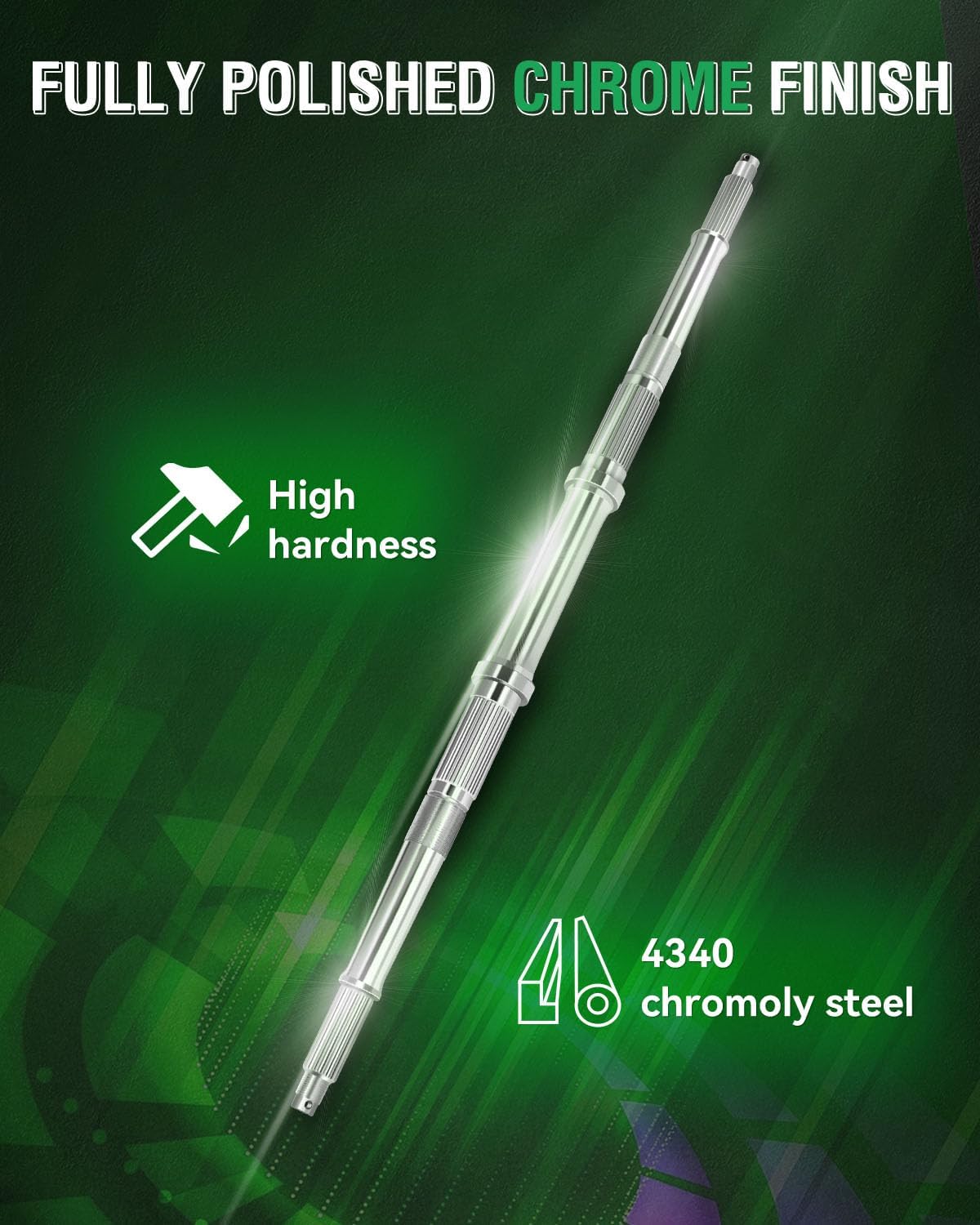 SCITOO ATV Rear Wheel Axle Replacement for Honda FourTrax 300 42310-HC4-000 1988-2000