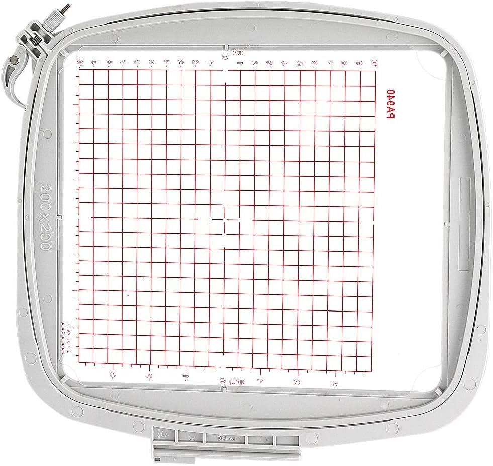 Sew Tech Embroidery Hoop for Husqvarna Viking Designer Diamond Deluxe Royale, Ruby Deluxe, Topaz 50 30 20, Pfaff Creative Sensation Pro etc. Embroidery Machine, 8x8 (200x200 mm) Quilter's Hoop