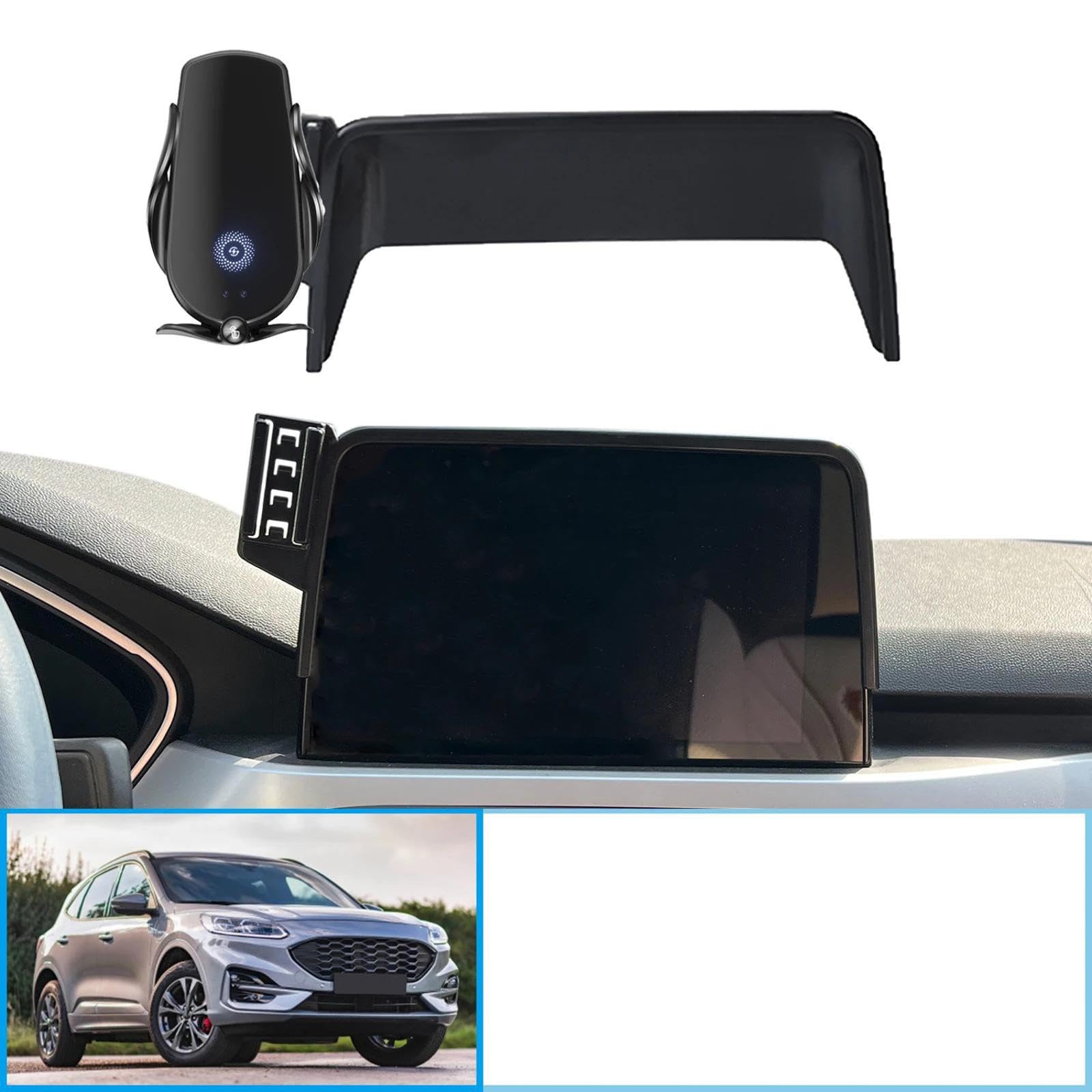 Uchwyt Samochodowy na Telefon dla Ford Escape MK4 IV 2020-2022, uchwyt samochodowy na telefon komórkowy 8 cali uchwyt GPS stojak na nawigację
