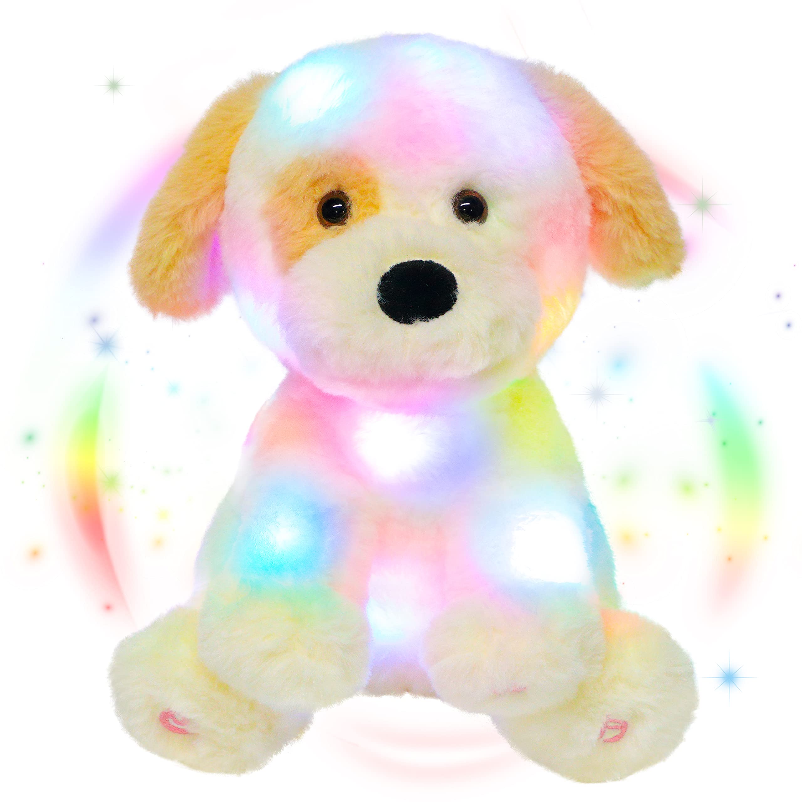 musical stuffed dog