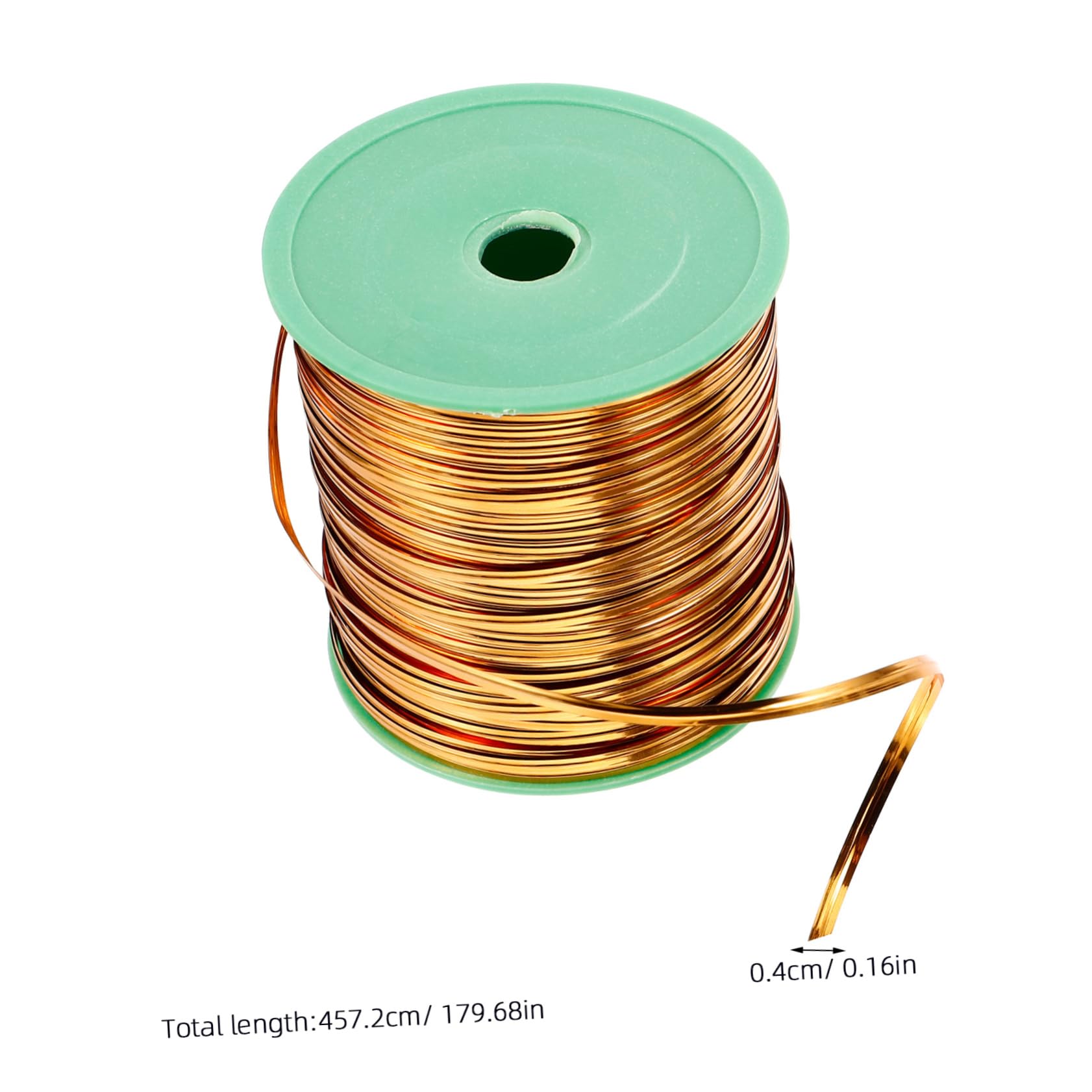 OSOLADY 1 Roll Gold and Silver Cable Ties Lollipops Bag Sealing Ties Twisted Ties Goodie Bags Ties Decorative Ties for Bags Food Bags Ties Bag Ties Twists Lollipop Ties Baking Ties The Pet