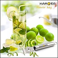 Vista 8 de Limón Zester Rallador Canal Cuchillo de Mano para Bar Cocina Juego de Herramientas de Acero Inoxidable