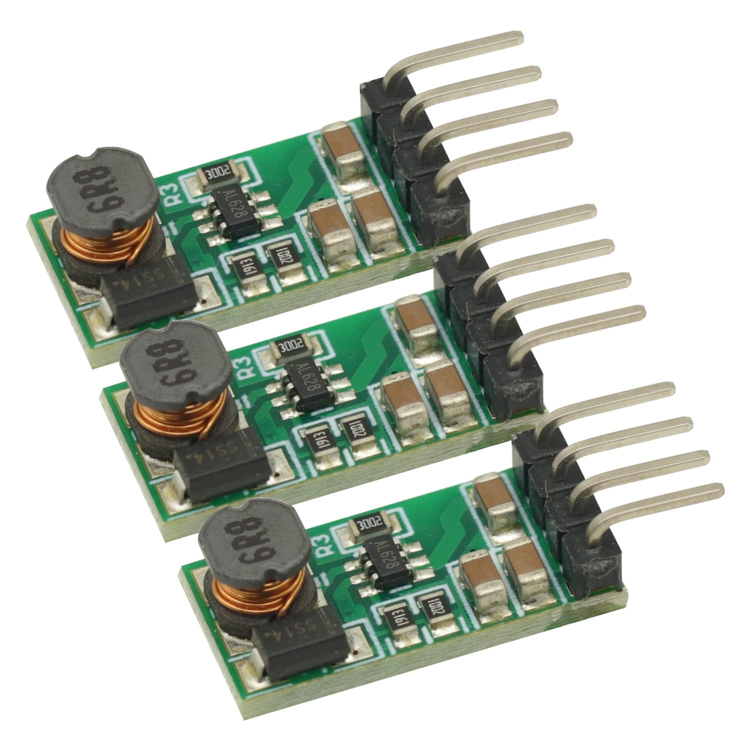 3Pcs DC 3.3V 3.7V 5V 6V 5V to 12V Step Up Boost Power Supply Voltage Regulator Converter-image-45