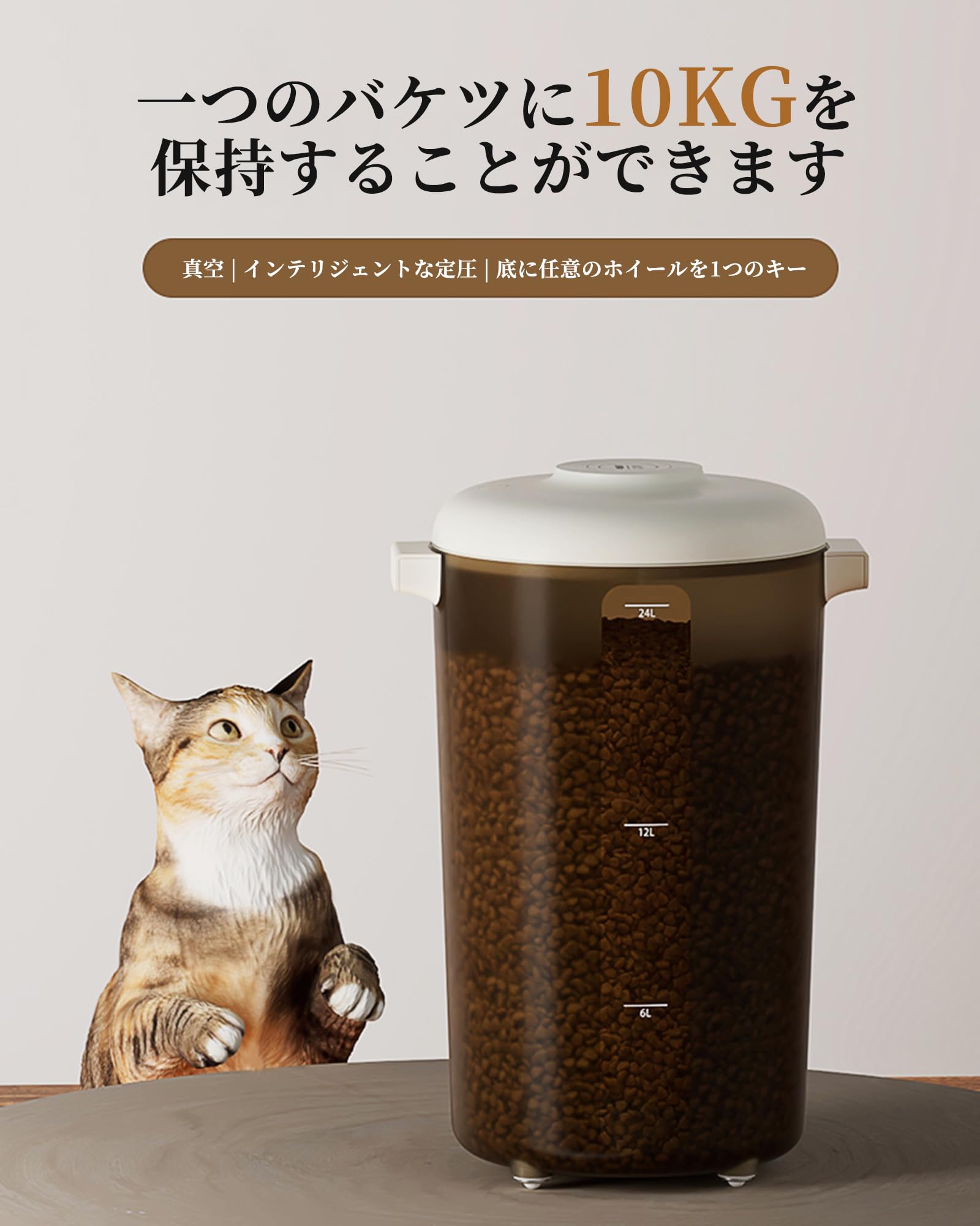 Amazon｜真空容器 大容量 米びつ 10kg 真空保存容器 電動 防虫/湿気