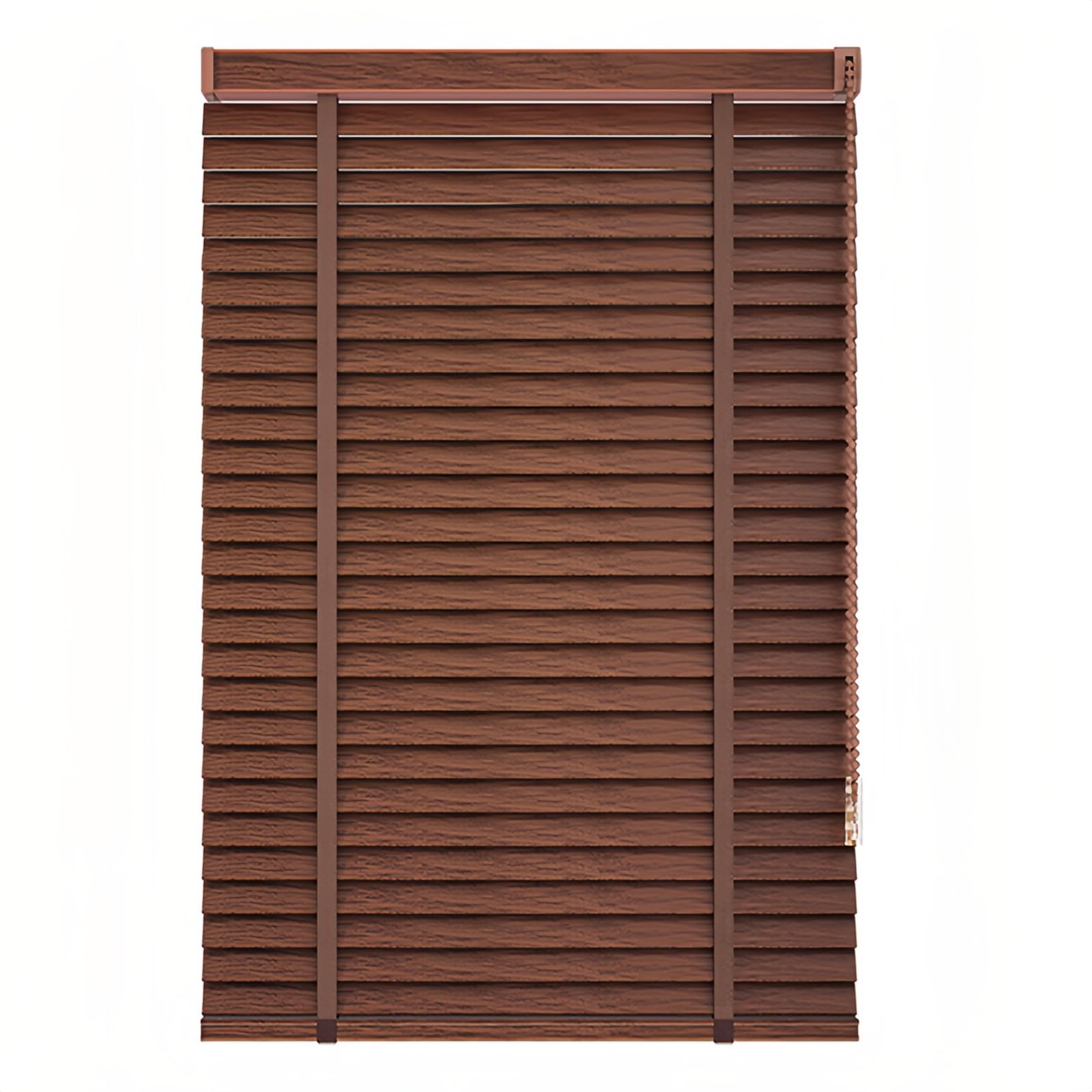 Tende Veneziane In Legno Con Lamelle Da 50mm, Tende Veneziana Orizzontali Senza Fili Per Oscuramento E Oscurità, Installazione Facile Interno/esterno