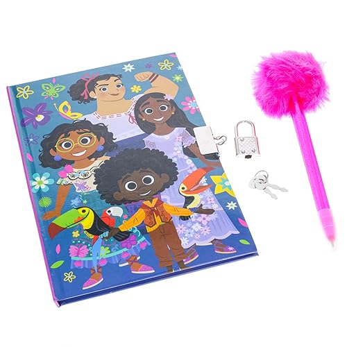 Miniatura 3 de Disney Encanto Journal Diary with Lock Keys Pom Pom Pen Girls Ages 3 and Up