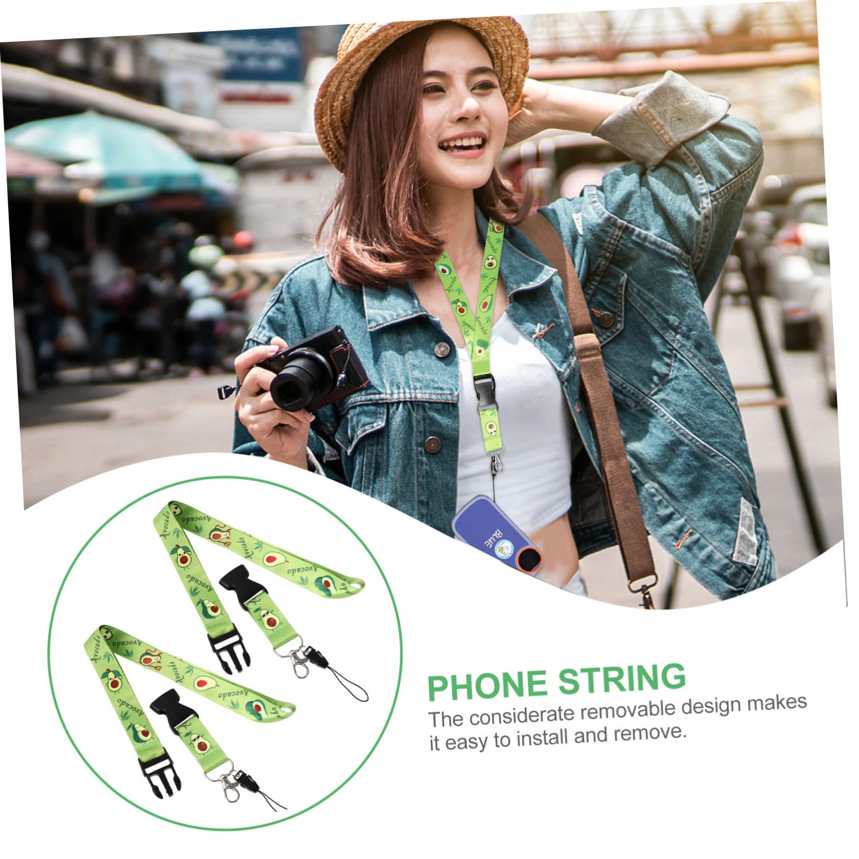 Hemobllo 10pezzi Cinghie Decorativa Per Telefono Da Cinghia Multifunzionale Per Smartphone Accessorio Pratico Per Portare Telefono Al Collo Compatibile Con Smartphone e Fotocamere