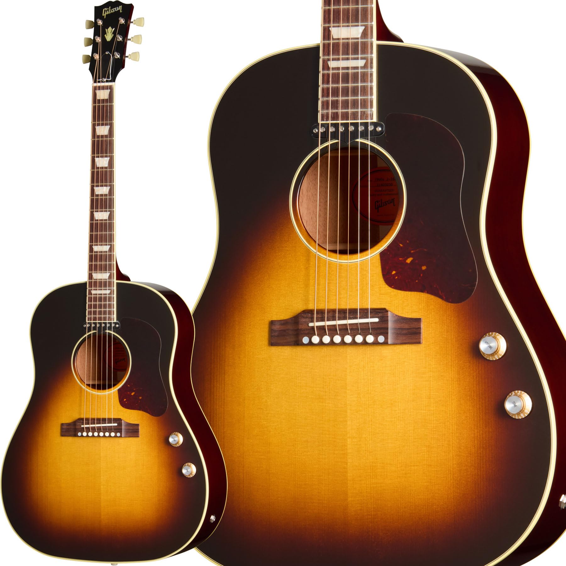 Amazon | Gibson J-160E Original Vintage Sunburst エレアコ