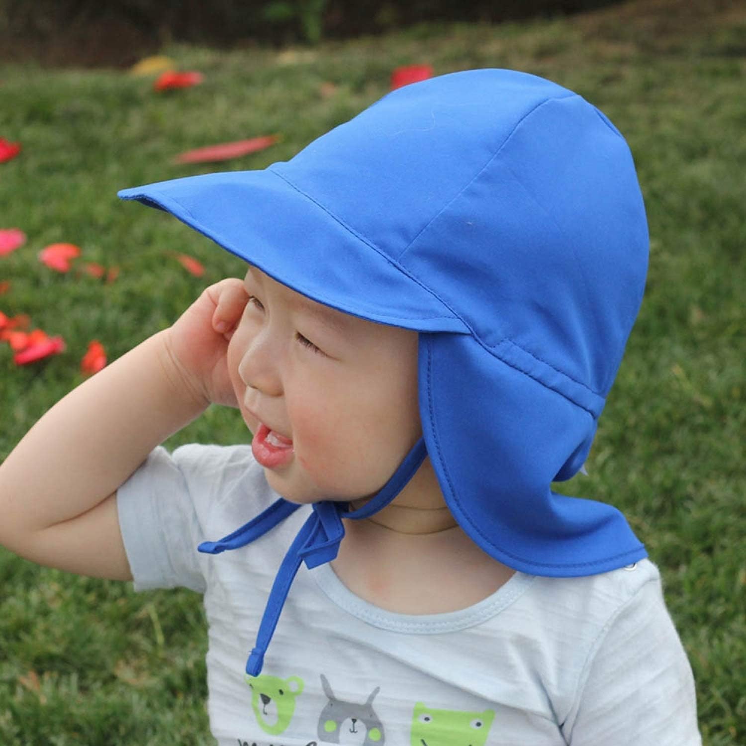 Whaleap UPF 50+ Baby Sun Hat Adjustable Summer Beach Hat Protection Toddler Sun Hats Cap for Baby Girl Kid Bucket Hat