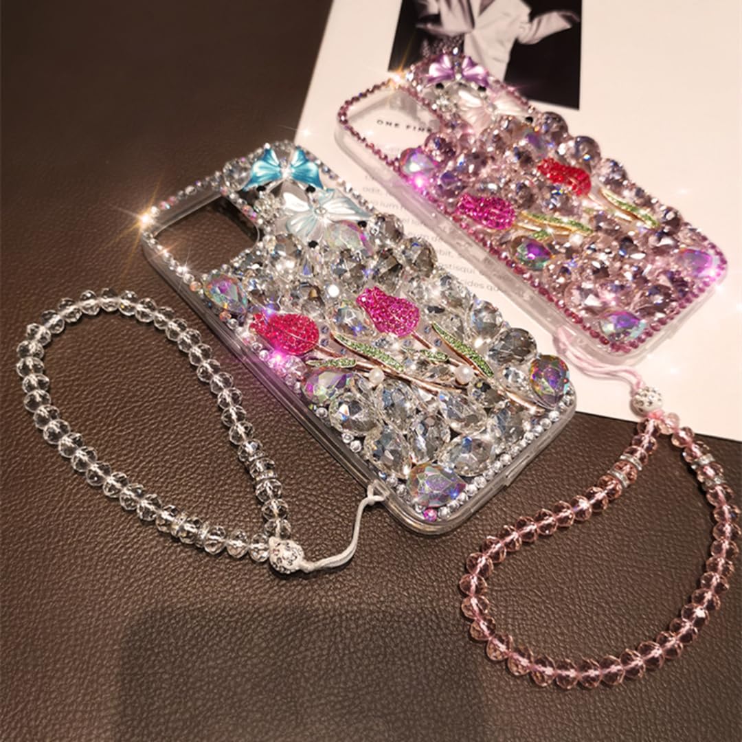 Coque de téléphone de Luxe Transparente pour iPhone 17 Air (pour iPhone 17 Air/Rose)