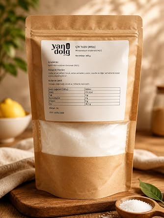 in Tuzu MSG 400 gr | Monosodyum Glutamat | Lezzet Art r c  | Umami Tat G lendirici | Ev ve Profesyonel Mutfak Kullan m