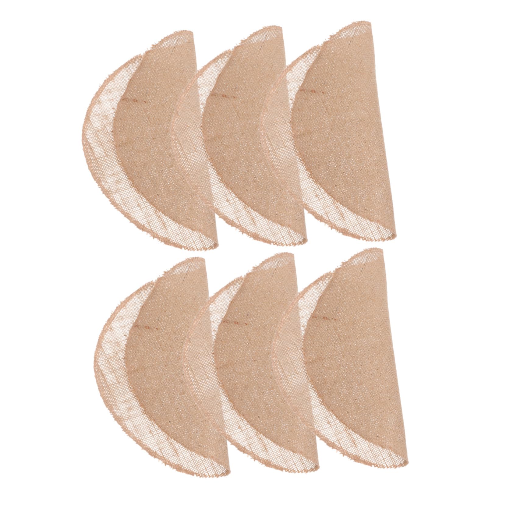 Tapis circulaires en toile de jute pour dîner champêtre