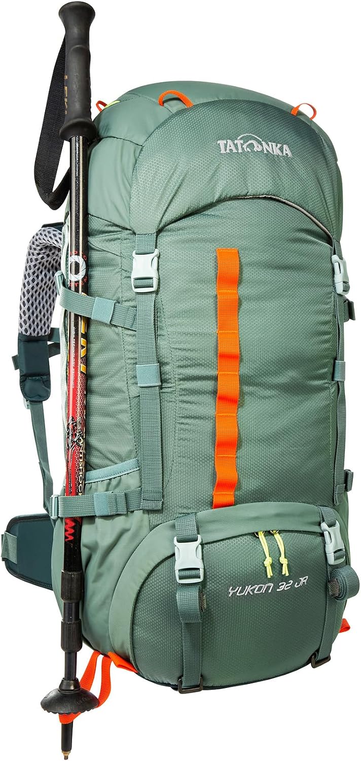 Tatonka Unisex Kid's Trekking Backpack for Teenagers, Sage Green, L