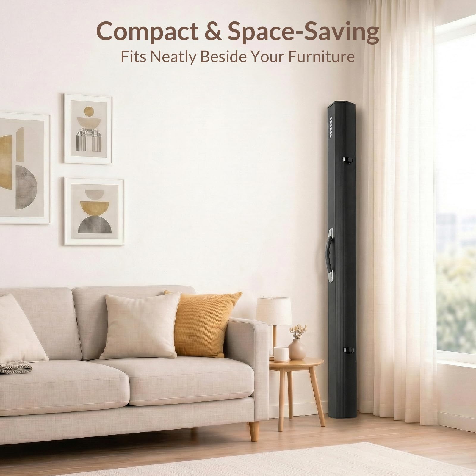 Todeco Pantalla de proyección en Suelo Aluminio 80 Pulgadas, Plegable Portátil, Manual Plegable, con Soporte, para Patio, el hogar, Teatro Exterior, 163 x 123 cm, Formatos 1:1, 4:3, 16:9, HD 4K 3D…