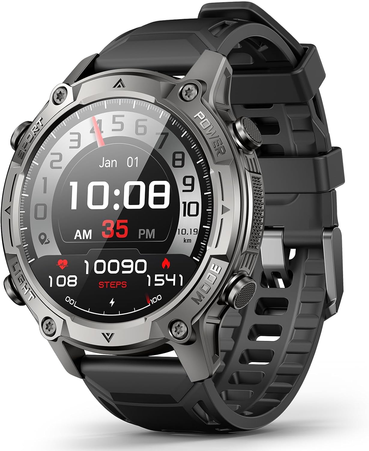 SOUYIE 2026 AI Smartwatch: Standalone GPS, Offline Maps, 5ATM Waterproof, 21-Day Battery, 178 Sports Modes for Android iOS