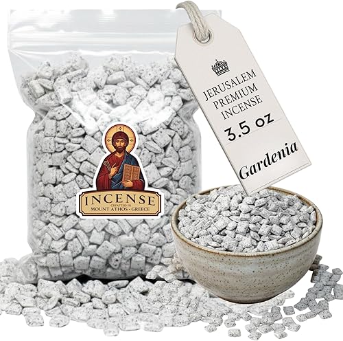 Miniatura 86 de Holy Land Market Incienso de Jerusalén - para iglesia o uso personal, calidad premium del Monte Athos (Nardo, 1 oz)