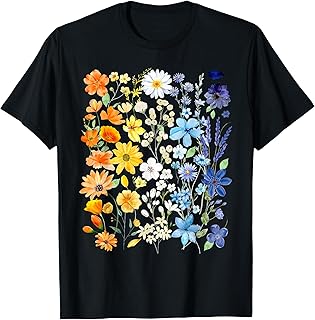 AroAce Pride Wildflowers Subtle Aroace LGBTQ Proud Asexual T-Shirt